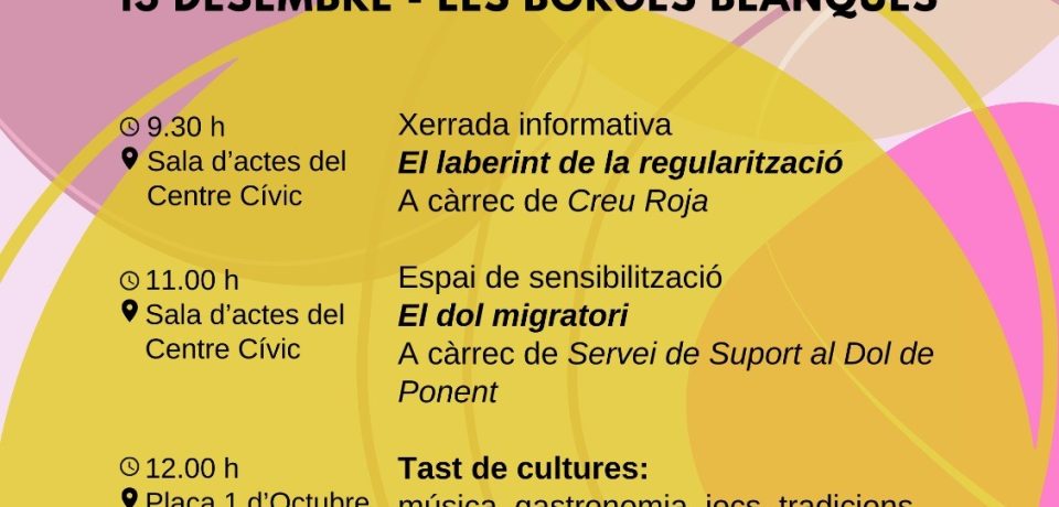 CARTELL DIA MUNDIAL DE LES PERSONES MIGRADES_CCGARRIGUES CARTELL DIA MUNDIAL DE LES PERSONES MIGRADES_CCGARRIGUES